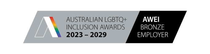 Logo for Australian LGBTQ+ Inclusion Awards 2023-2029