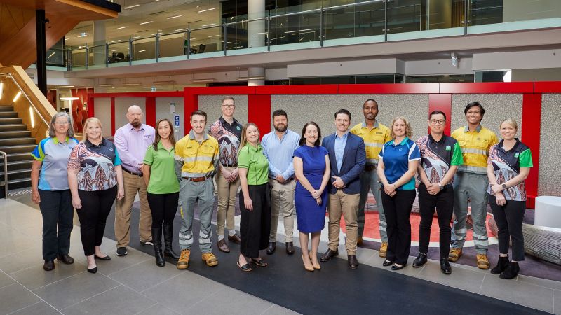 Group photo of Energy Queensland employees